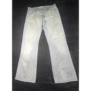 Levis 527 Low Boot Cut Jeans Mens W36 L30 Light Wash Blue Denim 100% Cotton 592